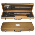 Bamboo 3 Piece BBQ Gift Box Set